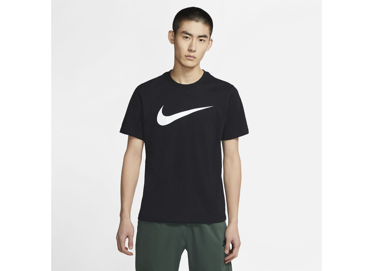 Nike swoosh t-shirt zwart/wit heren