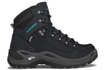 Lowa Renegade GTX Mid wandelschoen grijs/blauw dames