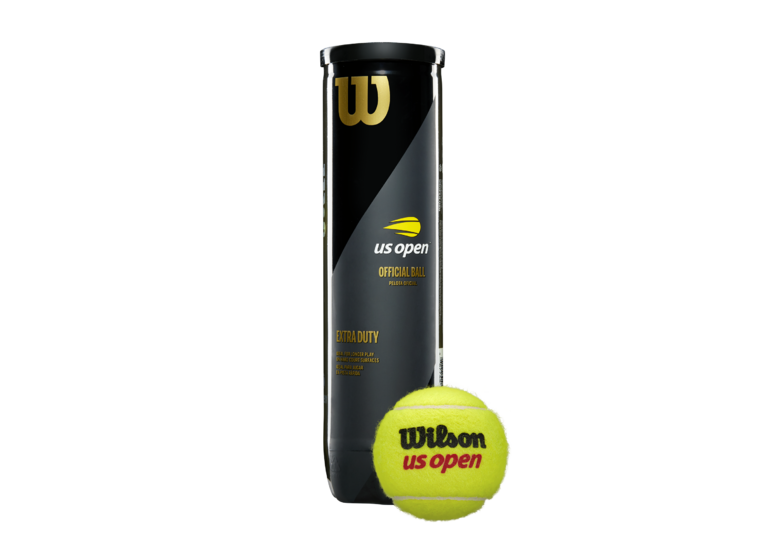 Wilson US Open tennisballen (4 stuks) geel