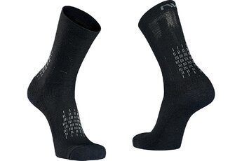 Northwave Fast winter high socks zwart/grijs unisex