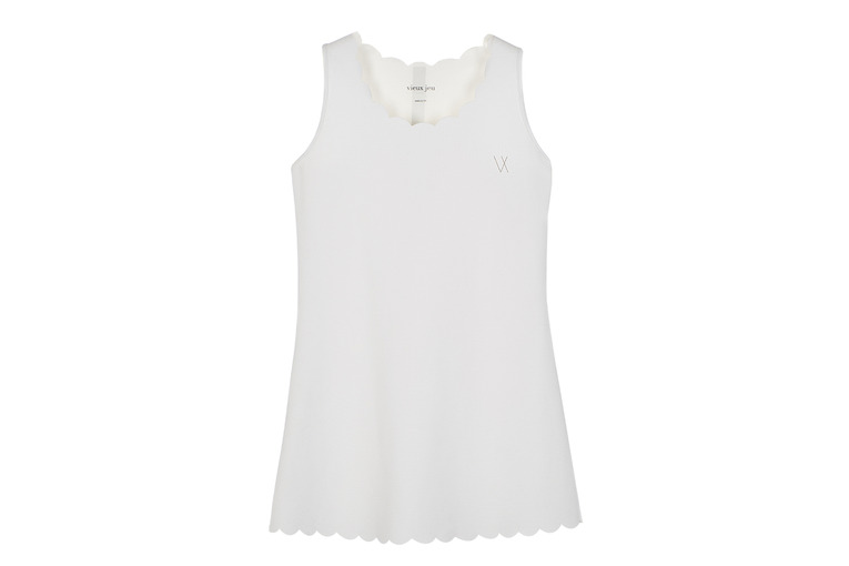 Vieux Jeu tennis kleedjes kledij - wit , online in de webshop van Delsport |