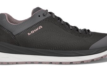 Lowa Malta GTX low wandelschoen anthracite/roze dames