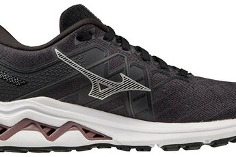 Mizuno Wave Inspire 18 loopschoen zwart/wit dames