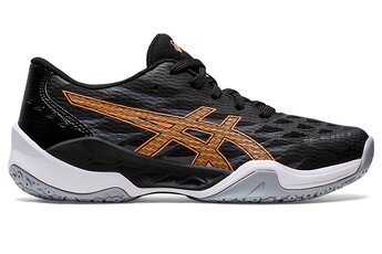 Asics GEL-BLAST GS indoorschoenen Black/Shocking Orange KIDS