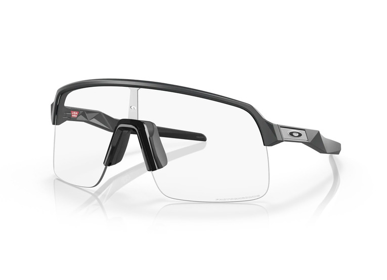 Oakley Sutro Lite fietsbril Clear To Black Iridium Photochromic Matte Carbon unisex