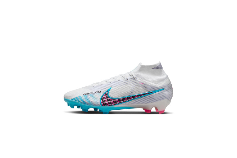 Nike Air Zoom Mercurial Vapor 15 Elite FG Firm Ground Soccer Cleat -  White/Blue/Pack/Indigo/Black