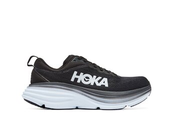 Hoka Bondi 8 loopschoenen Black/White dames