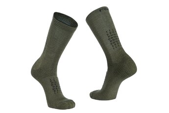 Northwave fast winter high socks fietssokken forest green/black unisex