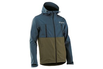 Northwave easy out softshell jacket deep blue/forest green heren