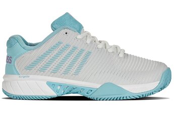 K-Swiss Hypercourt Express 2 HB tennisschoen wit/angel blue dames