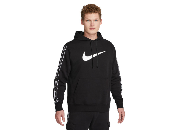 Nike Sportswear Repeat training hoodie Zwart/Wit heren