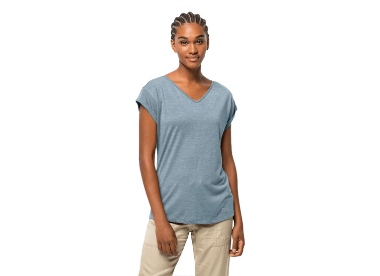 Jack Wolfskin Coral Coast T-shirt citadel dames