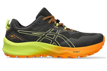 Asics GEL-TRABUCO 11 trailrunningschoenen Black/Neon Lime heren