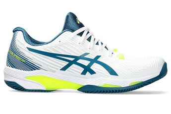 Asics SOLUTION SPEED FF 2 CLAY tennisschoenen White/Restful Teal heren