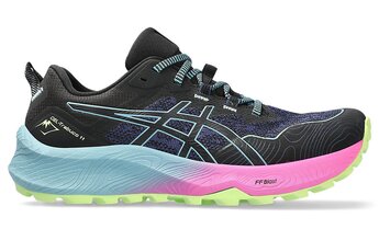 Asics GEL-TRABUCO 11 trailrunningschoenen Black/Gris Blue dames