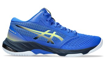 Asics NETBURNER BALLISTIC FF 3 indoorschoenen Illusion Blue/Glow Yellow heren