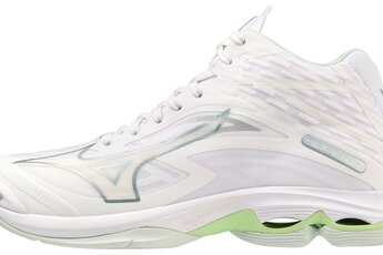 Mizuno Wave Lightning Z7 MID indoorschoen wit/lichtgroen dames