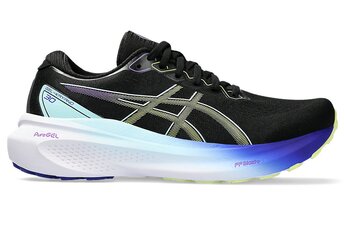 Asics GEL-KAYANO 30 hardloopschoen Black/Glow Yellow dames