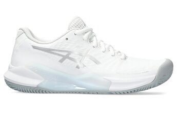 Asics GEL-CHALLENGER 14 padelschoenen White/Pure Silver dames