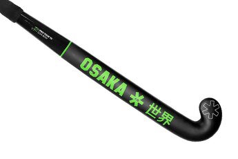 Osaka Pro Tour 70 low bow hockeystick zwart/groen unisex