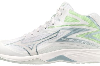 Mizuno Thunder Blade 3 Mid indoorschoen wit/groen dames