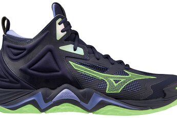 Mizuno Wave Momentum 3 MID indoorschoen blauw/groen heren