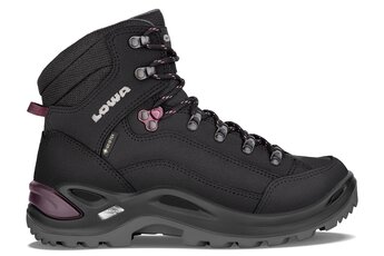 Lowa Renegade GTX Mis wandelschoen zwart/prune dames