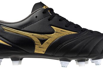 Mizuno Morelia IV Pro Mix voetbalschoen zwart/goud