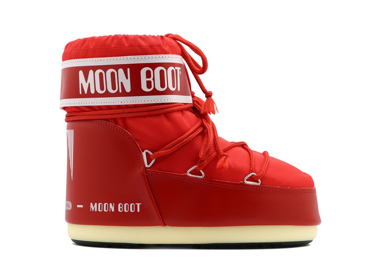 Moon Boot Icon low Nylon rood dames