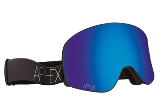 Aphex Virgo goggles Matt Black Revo Blue