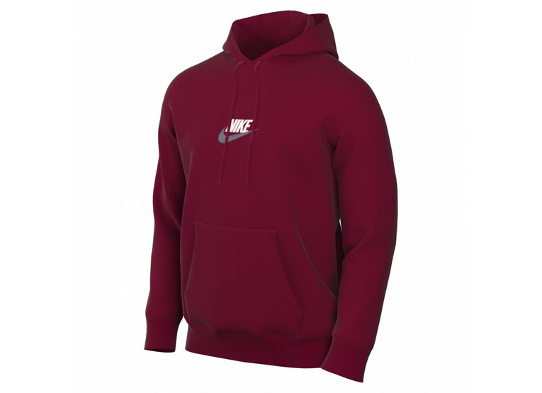 Nike Club hoodie van sweatstof rood heren