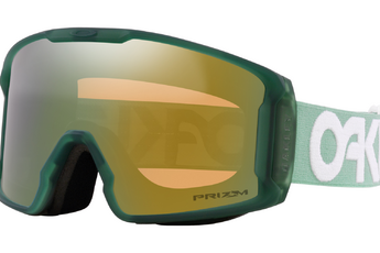 Oakley Line Miner M Snow Goggles  prizm sage gold iridium / matte jade