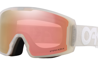 Oakley Line Miner M Snow Goggles  prizm rose gold iridium / matte cool grey