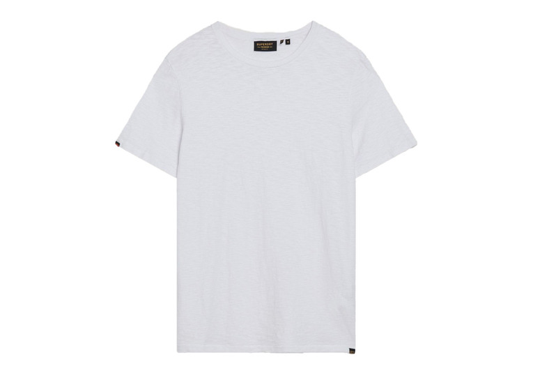 Superdry crew neck slub T-shirt optic wit heren