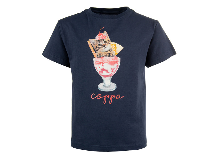 Stones and Bones Jane Coppa T-shirt navy meisjes