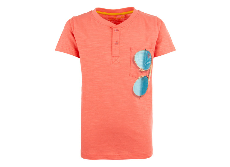 Stones and Bones Henley shades T-shirt coral pink KIDS