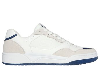 Skechers Koopa Court volley low varsity sneaker wit/blauw heren