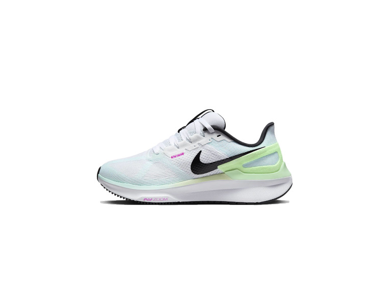 Nike Structure 25 loopschoen wit/ijsblauw/vapor groen/zwart dames