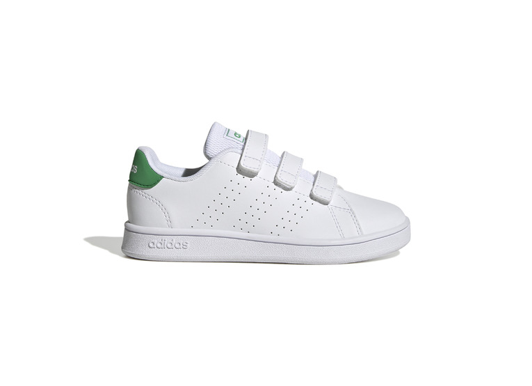 Adidas Advantage Court Lifestyle sneaker wit/groen KIDS