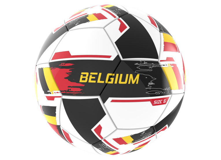 Uhlsport nationall ball Belgie voetbal wit/zwart/rood - maat 5