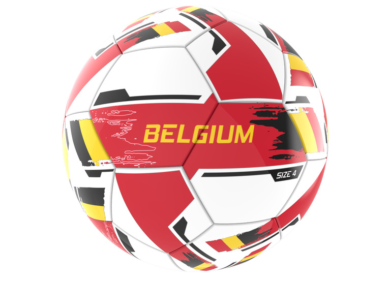 Uhlsport nationall ball Belgie voetbal wit/rood/zwart - maat 4