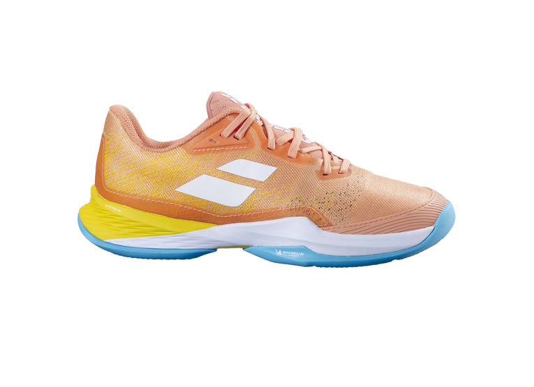 Babolat Jet Mach 3 clay tennisschoen coral/gold fusion dames