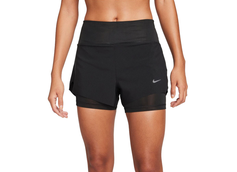 Nike Dri-FIT Swift 2-in-1 hardloopshort zwart dames