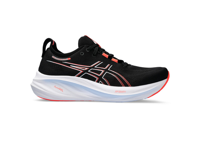 Asics Gel-Nimbus 26 loopschoen zwart/true red heren