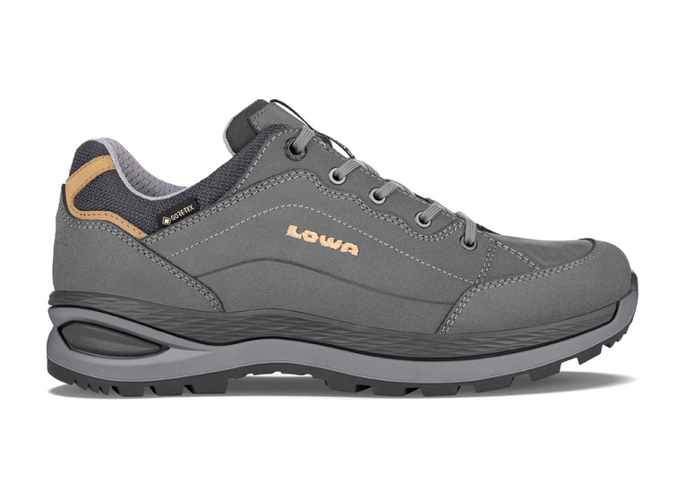 Lowa Renegade Evo GTX Lo wandelschoen graphite/apricote dames