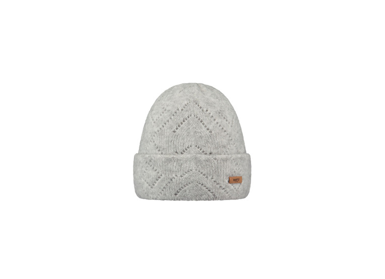 Barts bridgey beanie heather grey dames