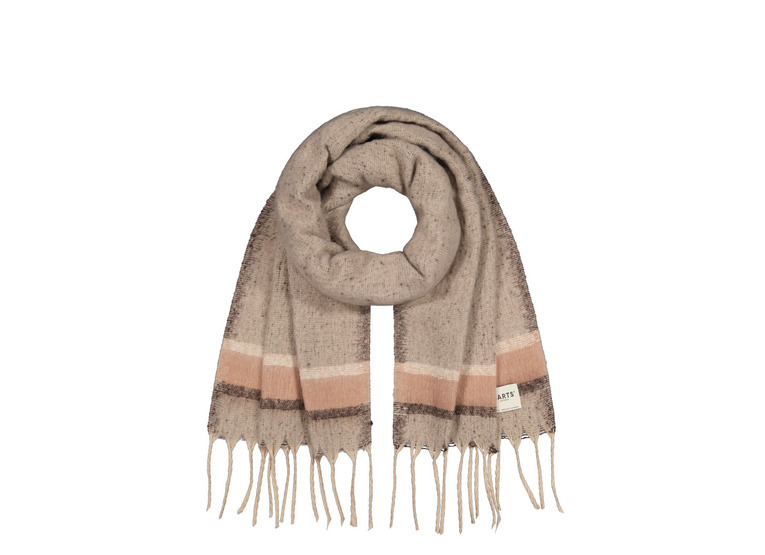 Barts featherz sjaal beige dames