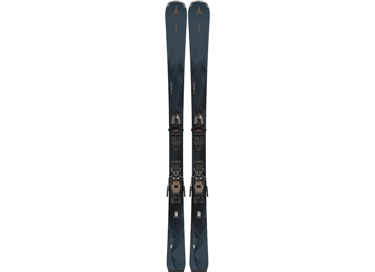 Atomic Cloud Q11 ski + % 10 GW binding zwart/antraciet dames