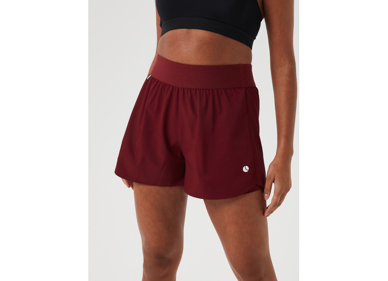 Bjorn Borg Ace 2-in-1 short bordeaux dames