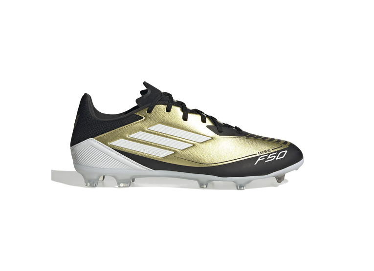 Adidas F50 League Messi MG voetbalschoen metallic goud/zwart/wit